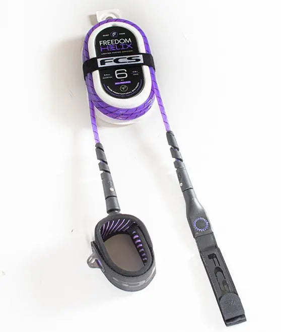 Fcs Leash freedom helix 6' x 1/4 (purple) Fcs