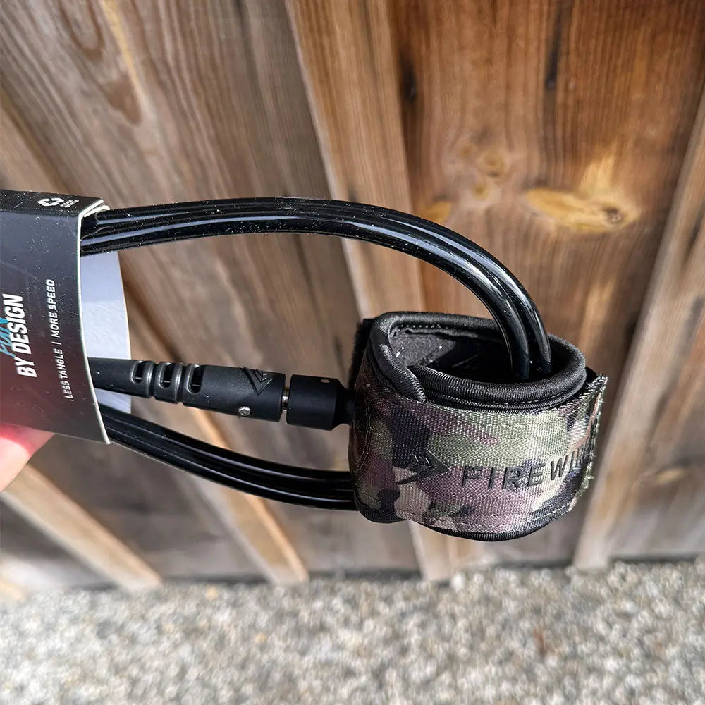 Firewire leash 6' regular (black camo) Firewire