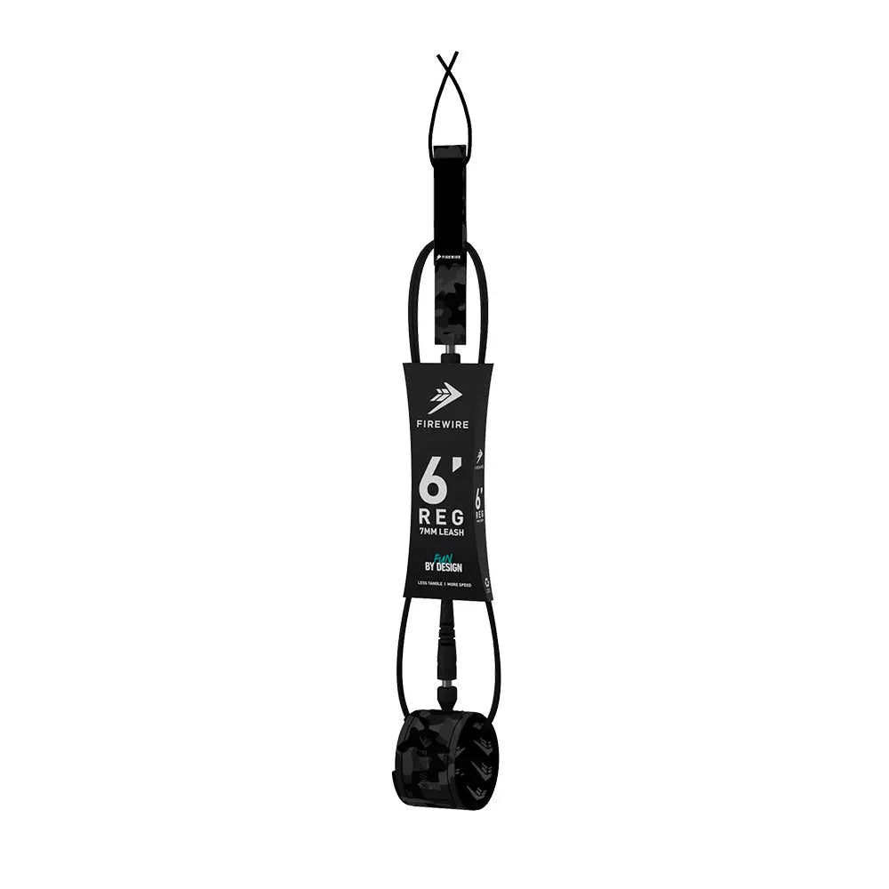 Firewire leash 6' regular (black camo) Firewire