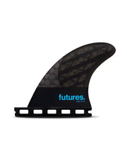 Futures Fins Quad rear QD2 3.75 Blackstix - Small Futures fins