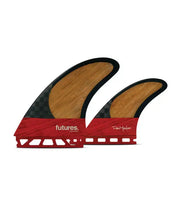 Futures Fins Rob Machado Blackstix Twin 2+1 Futures fins