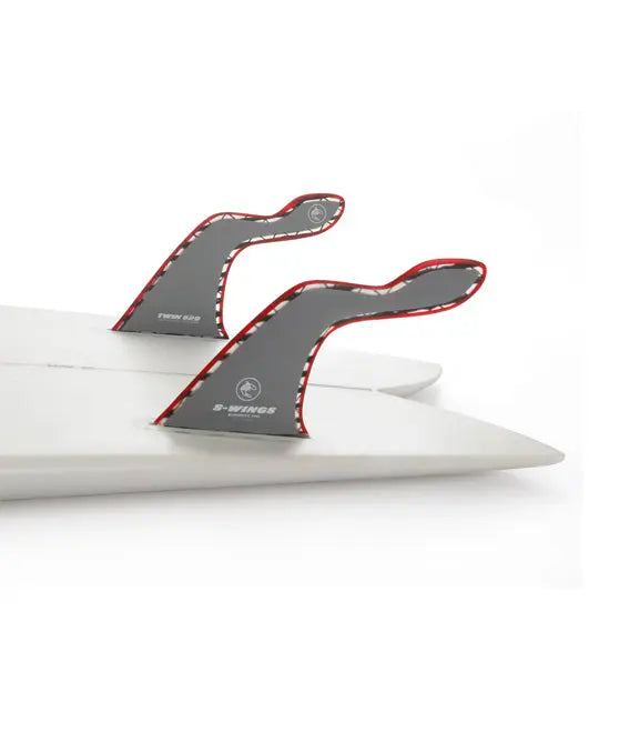 S-wings twin 520 Rouge carbone (futures fins) S-Wings