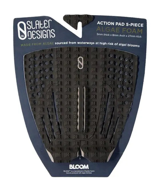Slater Designs action pads 5 parties (gris) NATURA SURFSHOP