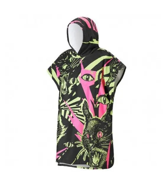 After Essentials poncho wildcat (green) NATURA SURFSHOP