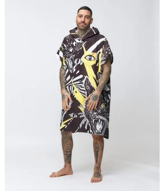After Essentials poncho wildcat (anthra) NATURA SURFSHOP