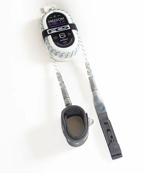 Fcs Leash freedom helix 7' x 1/4 (natural) NATURA SURFSHOP