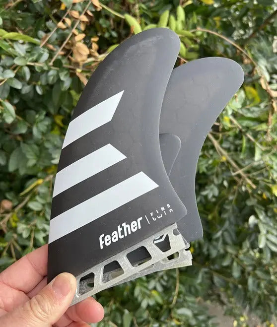 Feather fins twin fin 2+1 honeycomb NATURA SURFSHOP