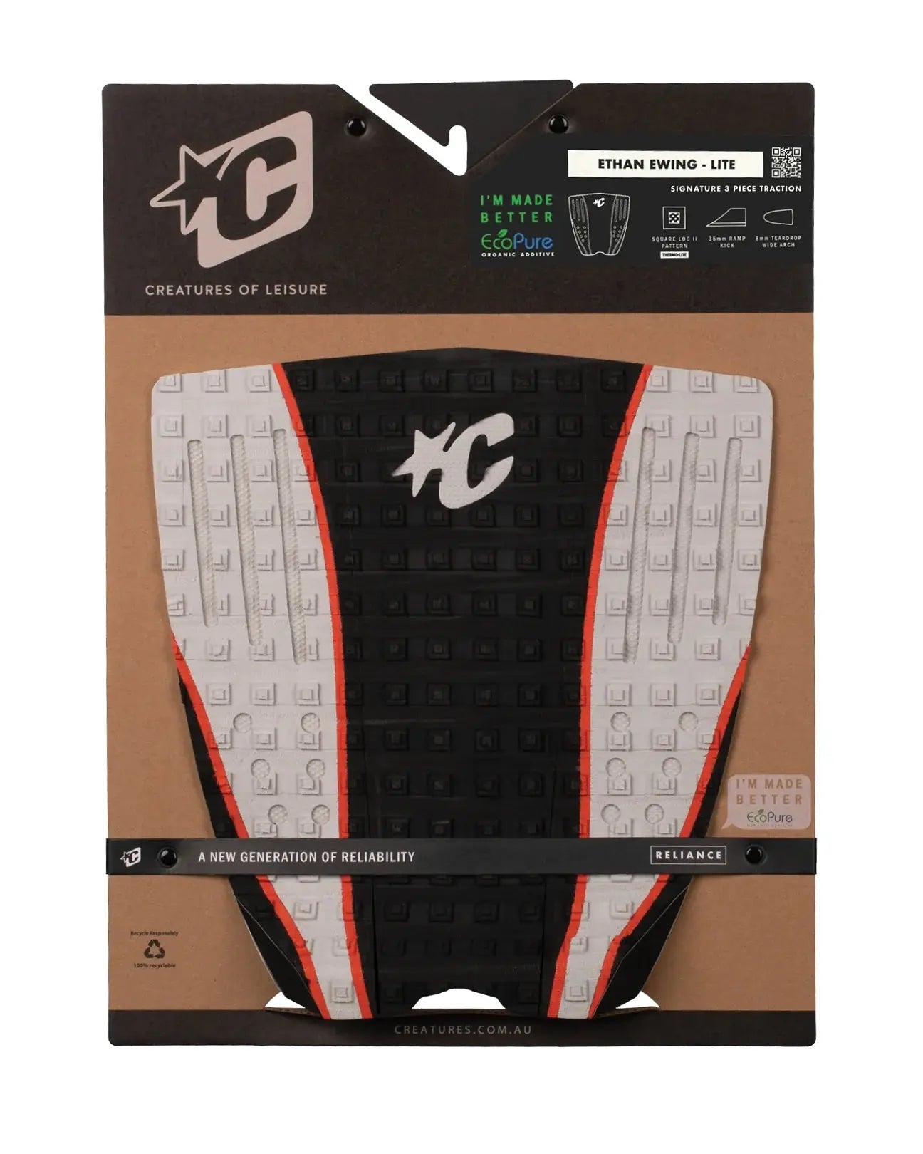 Creatures Ethan Ewing Lite Signature EcoPure® Traction (Black Red Bone Panel) Creatures of leisure