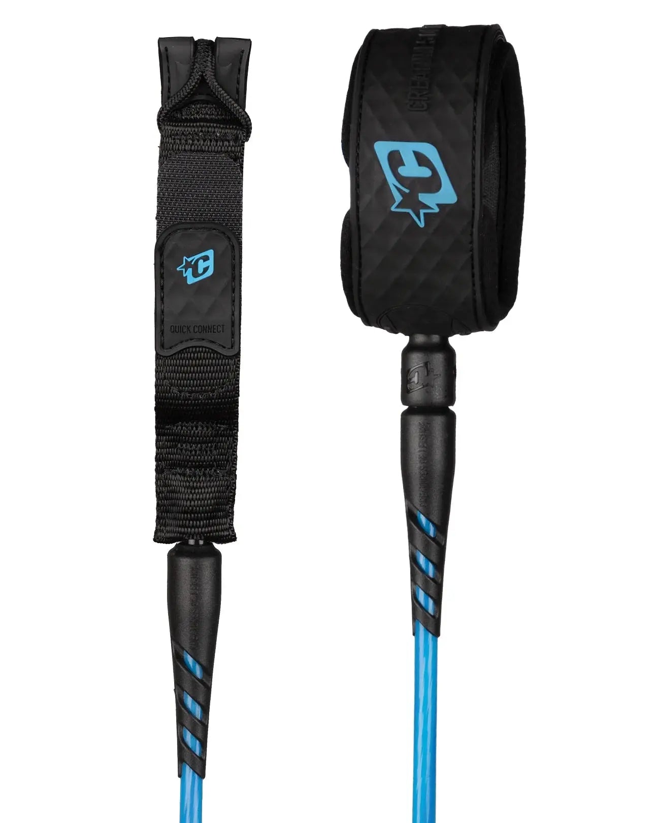 Creatures leash reliance 2.0 standard duty 6' (Cyan Twist Black) Creatures of leisure