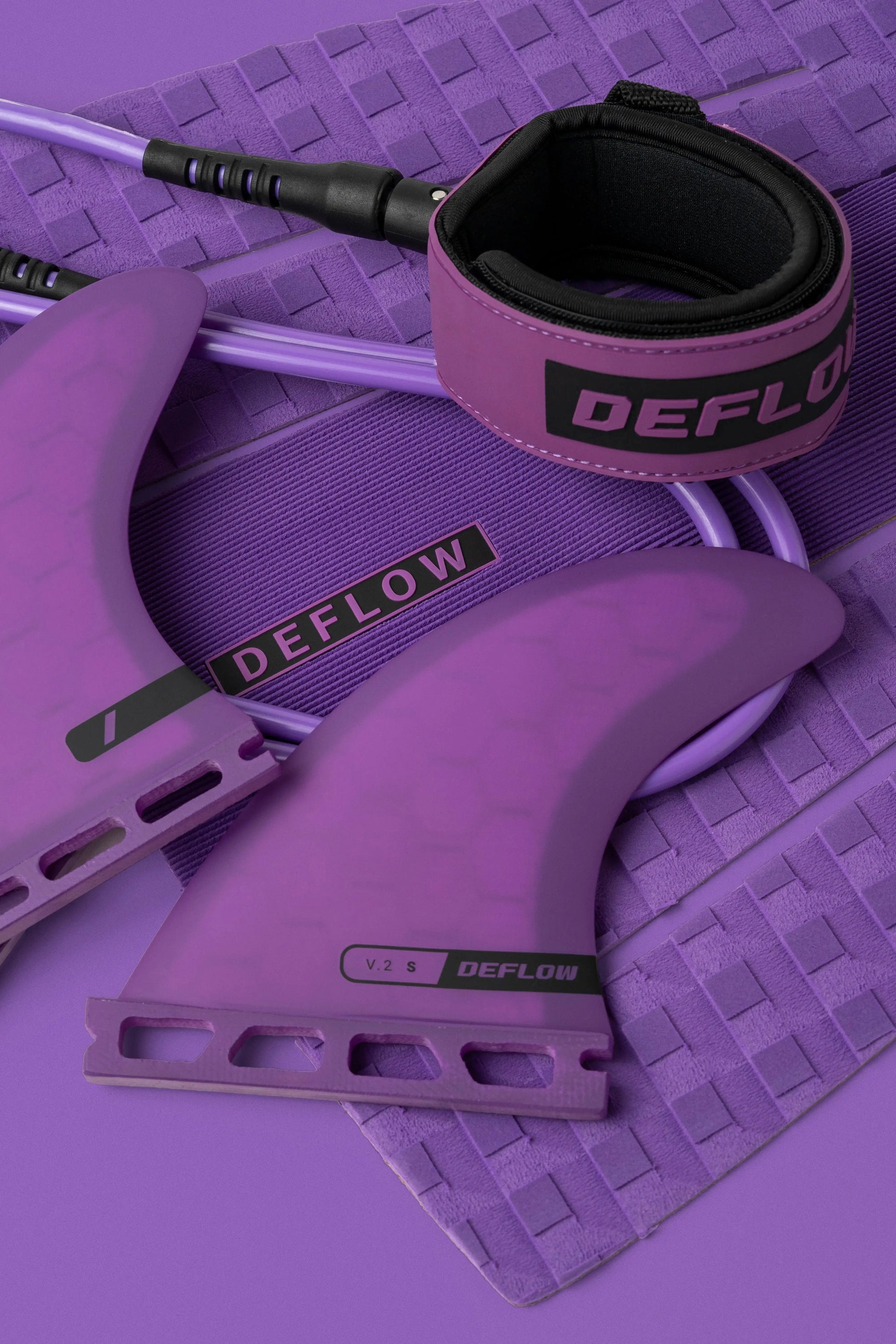 Deflow leash 6’ regular (purple) Deflow