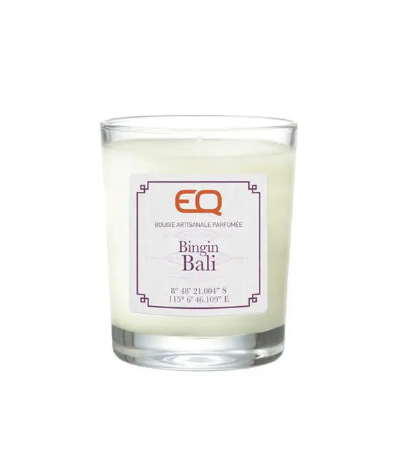 EQ bougie artisanale parfumée Bali NATURA SURFSHOP