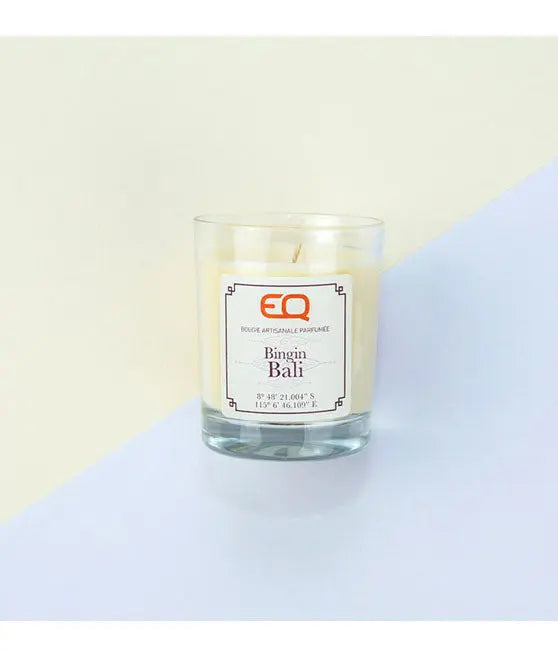 EQ bougie artisanale parfumée Bali NATURA SURFSHOP