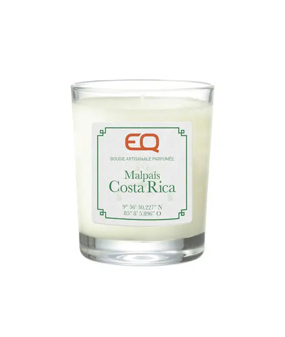 EQ bougie artisanale parfumée Costa Rica NATURA SURFSHOP