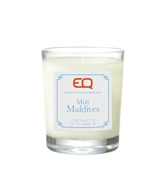 EQ bougie artisanale parfumée Maldives NATURA SURFSHOP