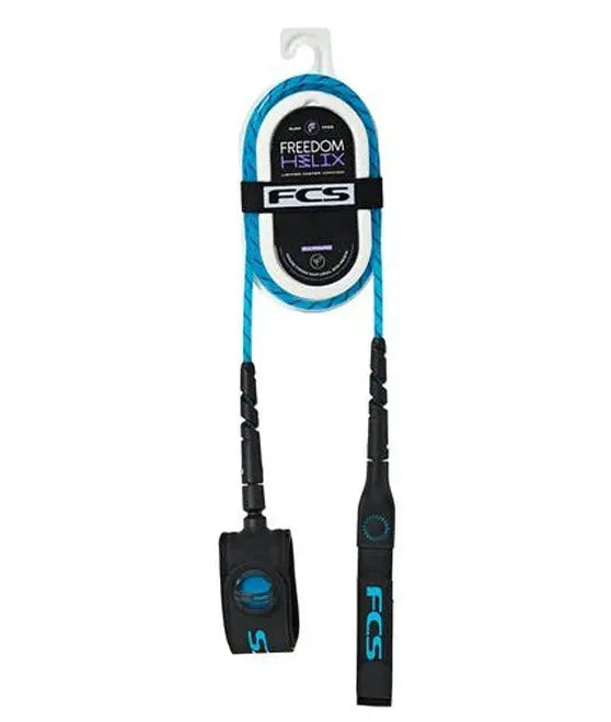 Fcs Leash freedom helix 6' x 1/4 (blue) NATURA SURFSHOP