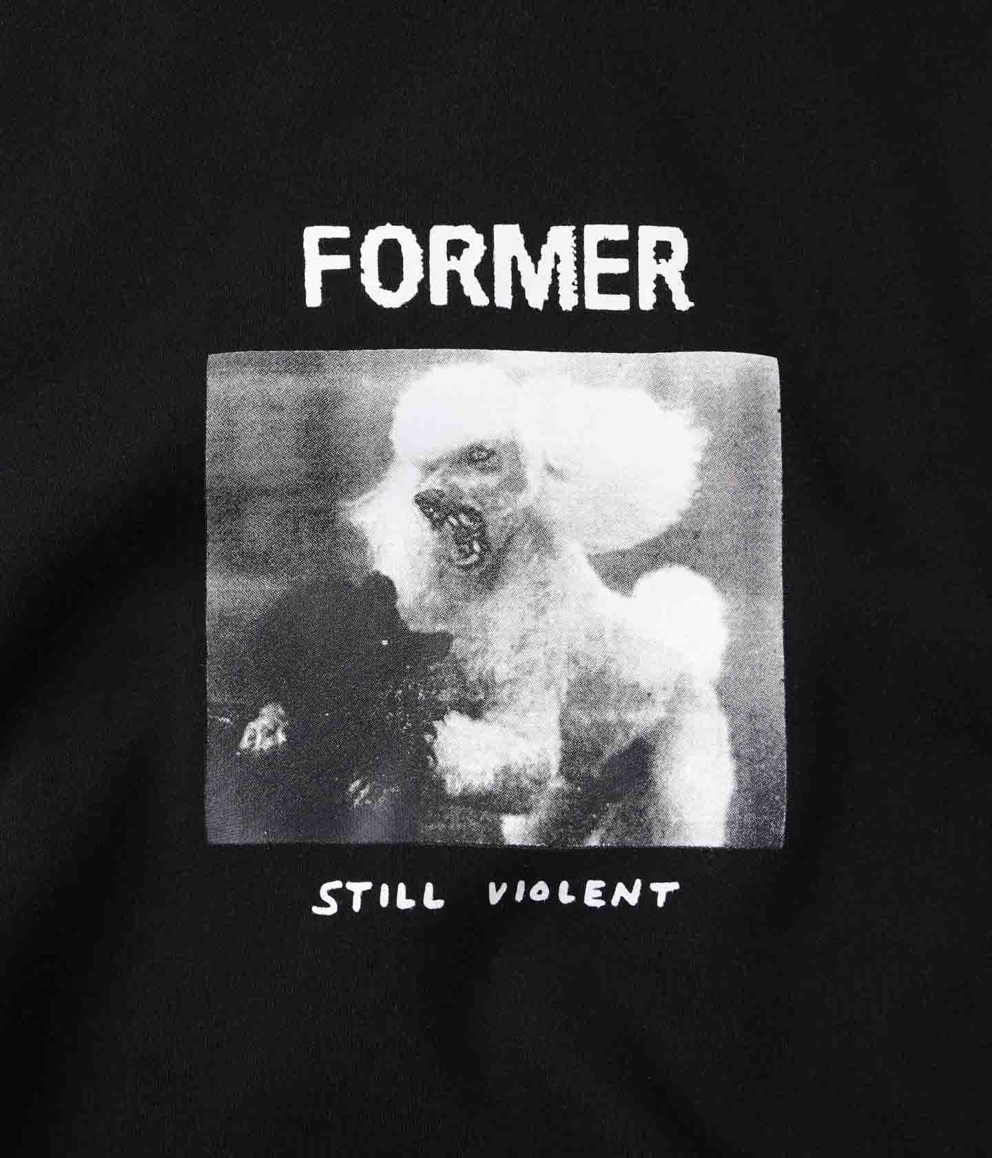 Former war poddle hoody (washed black) Former merchandise