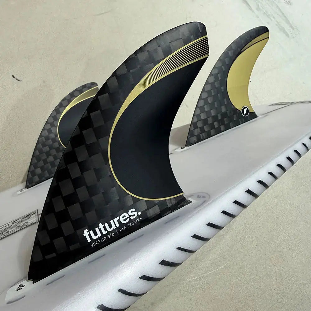 Futures vector 3/2 blackstix (medium) Futures fins