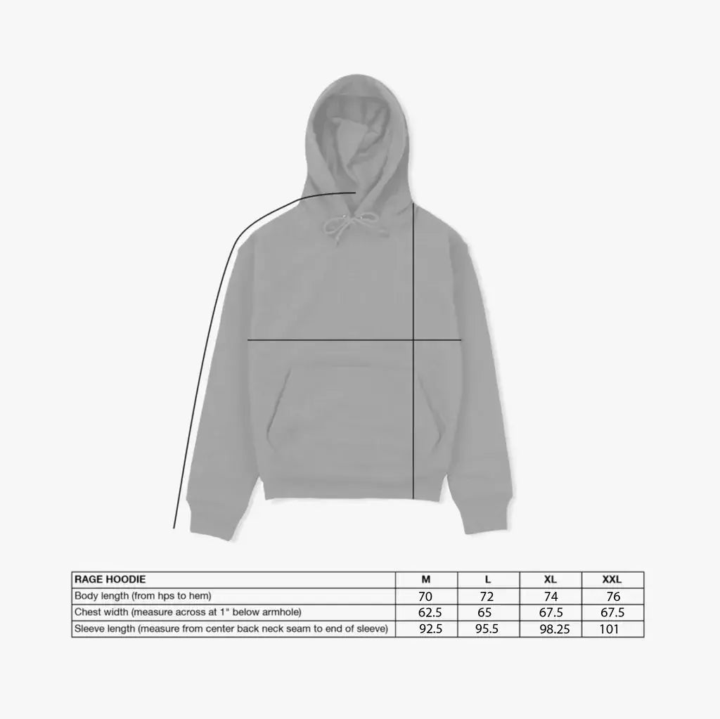 Rage hoody (purple) Rage