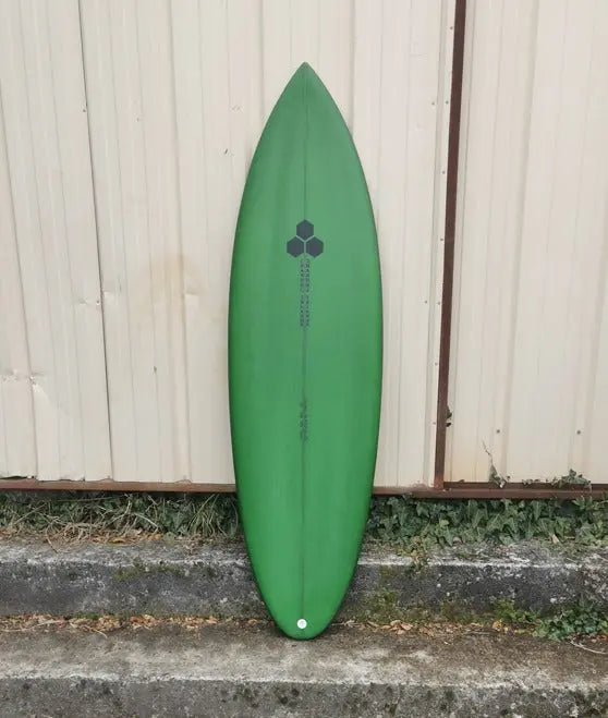Channel Islands Twin Pin 5'9 (30.6L) (green tint) NATURA SURFSHOP